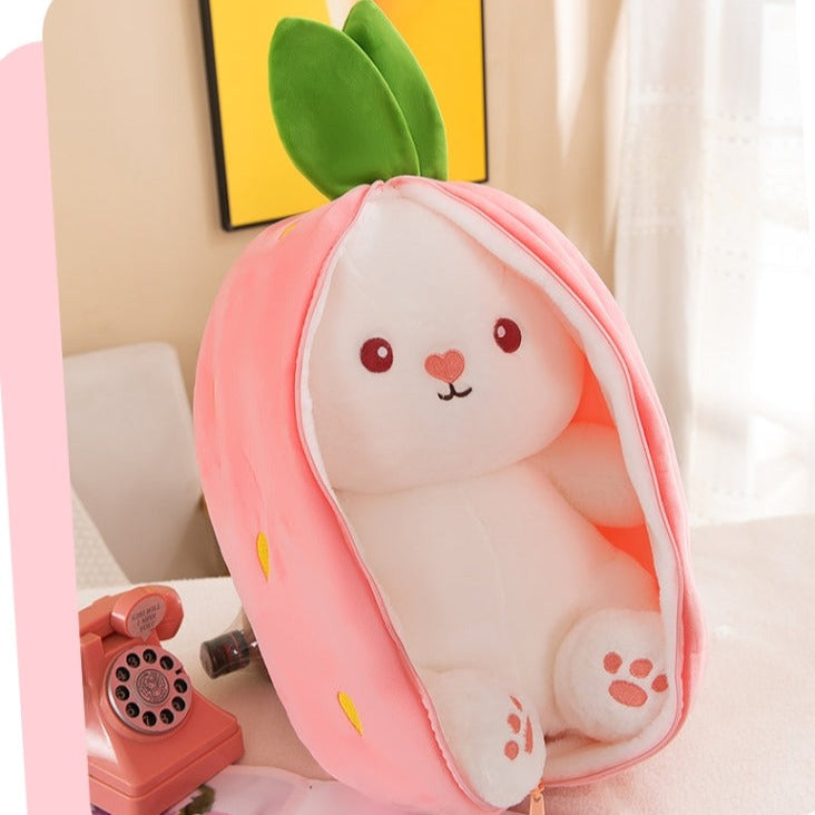 Whimsical bunny stuffed animal, sparking imagination and joy.