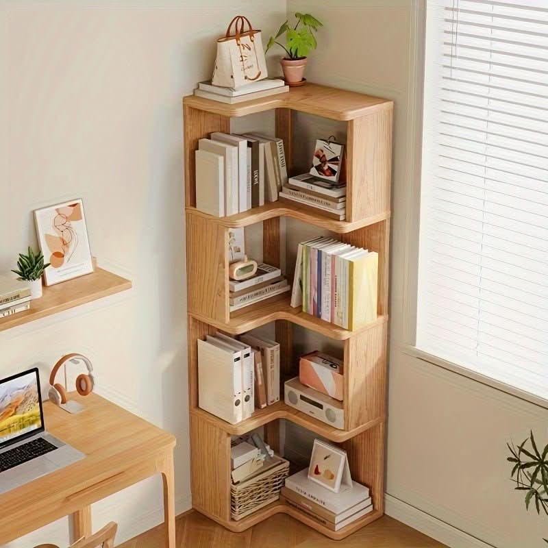 Elegant solid pine corner cabinet. A durable wood furniture piece for versatile storage and home organization.
