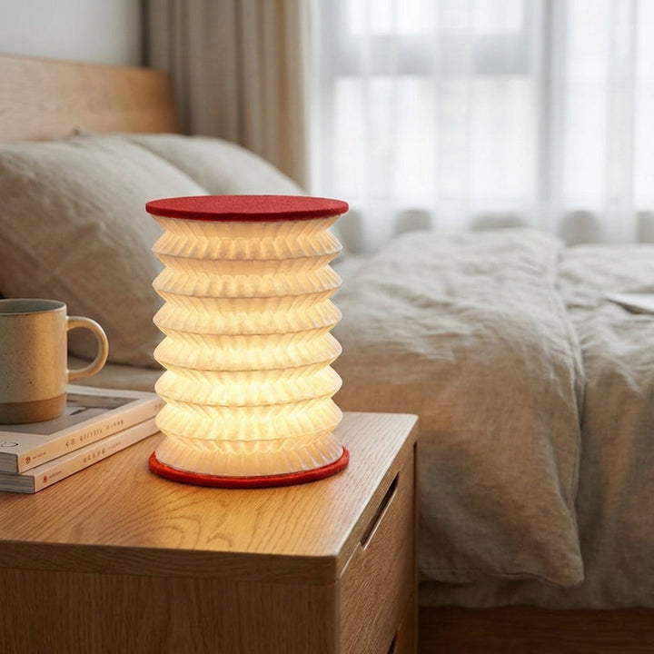Solinex Classic LED Lantern Table Lamp, a compact ambient light for bedroom or living room decor.