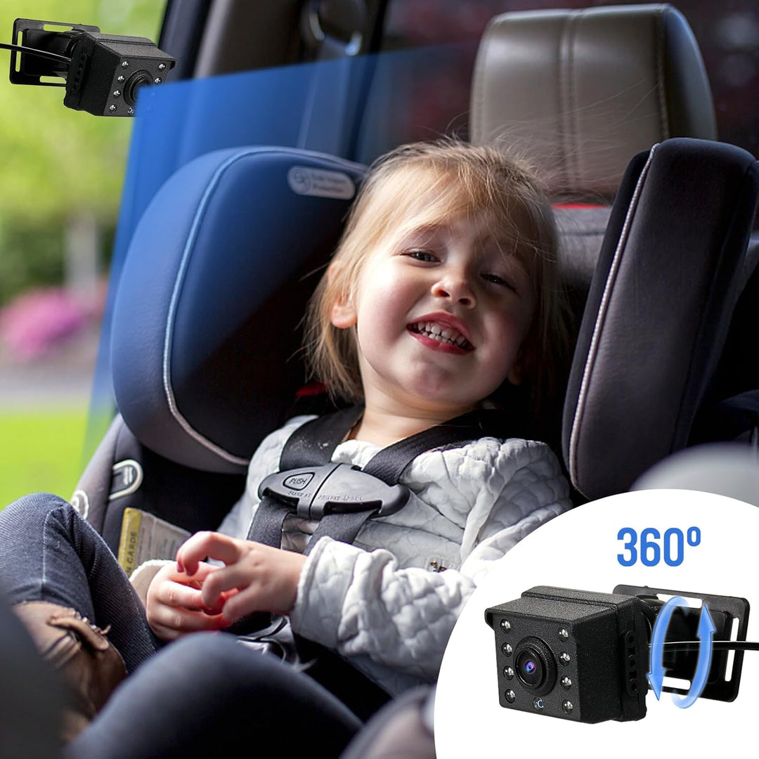 Vehicle accessory: Solvian baby safety camera with 4.3'' screen, easy installation in car