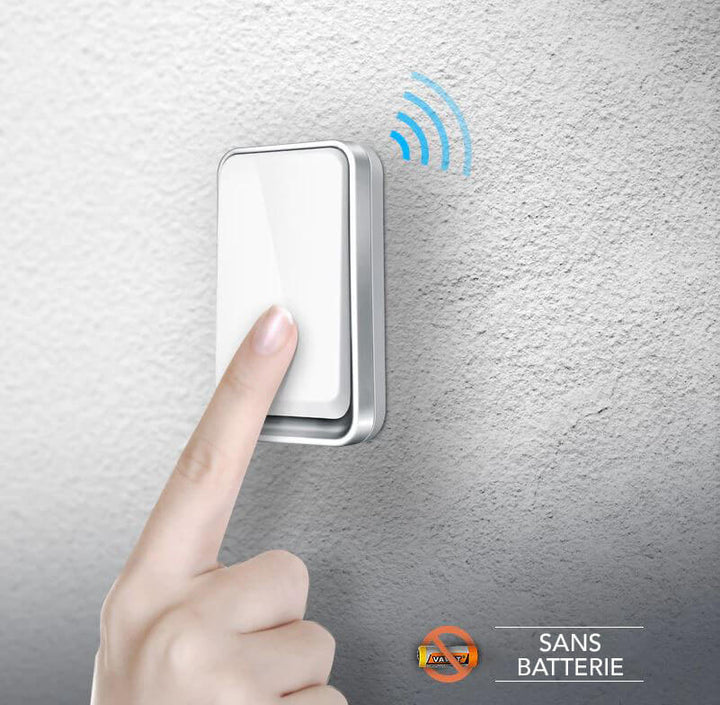 Wire-free & battery-free smart doorbell setup. Quick, easy installation for modern home security.