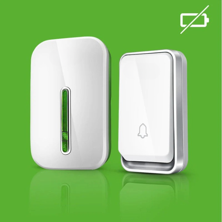 Sonivo wireless & battery-free smart doorbell with kinetic energy tech.