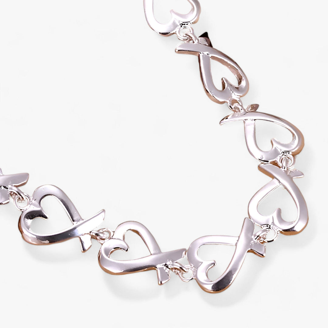 Classic silver chain bracelet for women, Sophina jewelry with timeless design