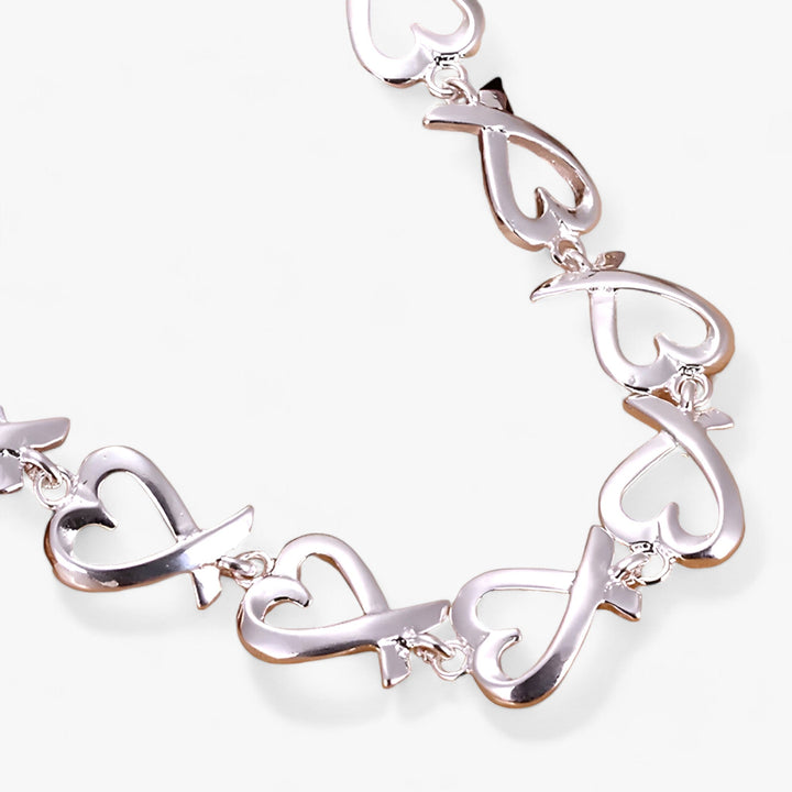 Classic silver chain bracelet for women, Sophina jewelry with timeless design