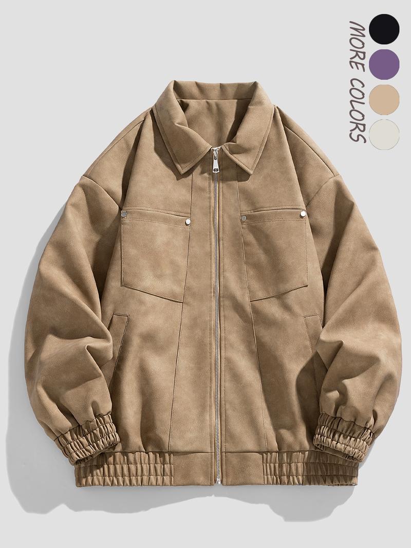 Sophisticated men's trucker jacket, perfect for stylish everyday wear. Features a modern design and comfortable fit.