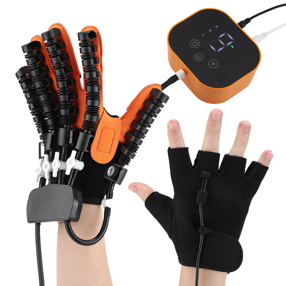 Soren electric rehabilitation glove aiding stroke recovery with hand therapy exercises