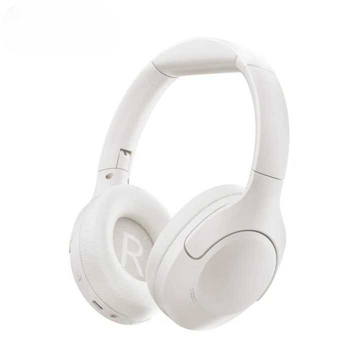 SoundNova wireless over-ear headphones in black with ANC, 40mm drivers, and 60h battery life.