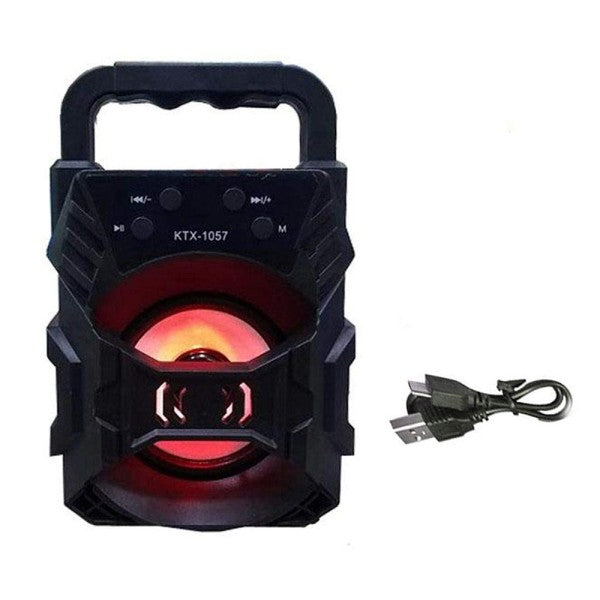Dynamic party SoundRush portable Bluetooth speaker with dazzling LED light show and powerful sound quality.