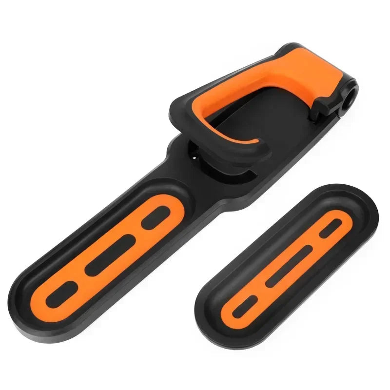 Durable bicycle wall mount rack, providing efficient vertical bike storage for home organization and garage use.