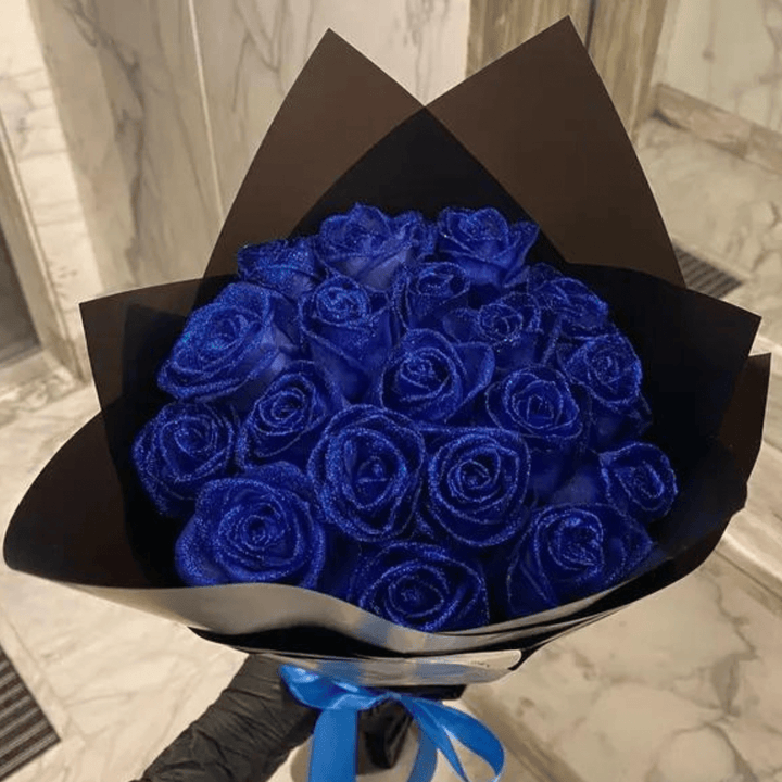 Sparkling permanent glitter rose, an eternal romantic gift for anniversaries, birthdays & beautiful home decor.