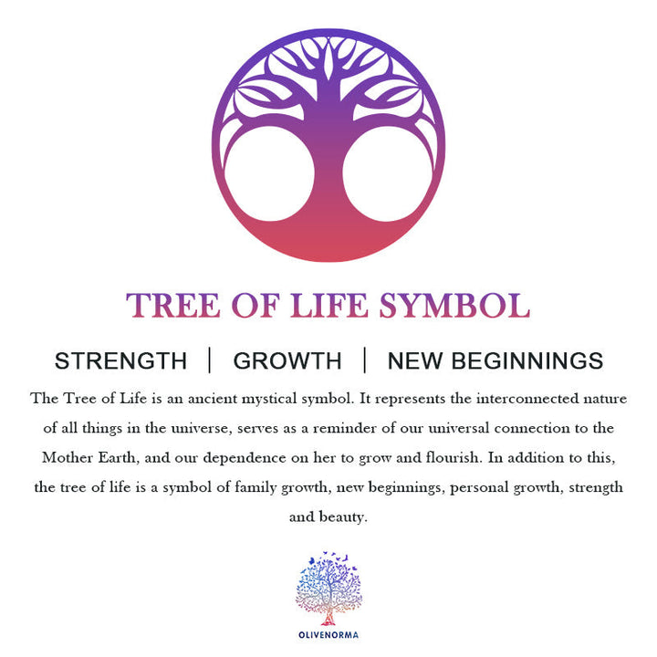 Sterling silver Tree of Life necklace with a stunning round zirconia pendant, spiritual women's jewelry.