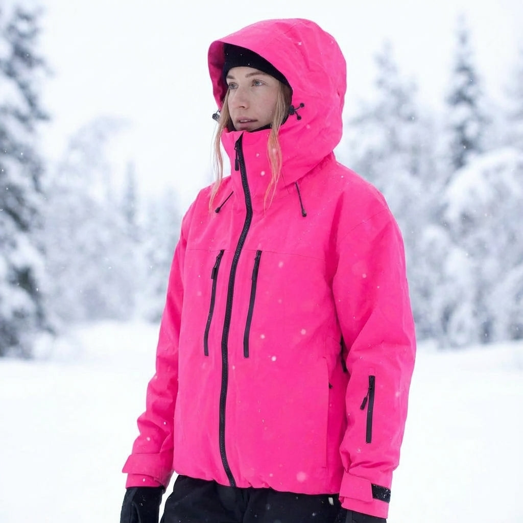 Sporty women's Valeria ski jacket, insulated & waterproof for cold weather