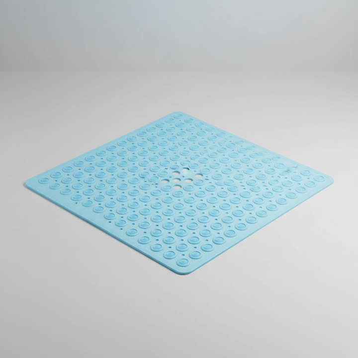 Square anti-slip shower mat GripSquare, made of high-quality PVC for enhanced bathroom grip.