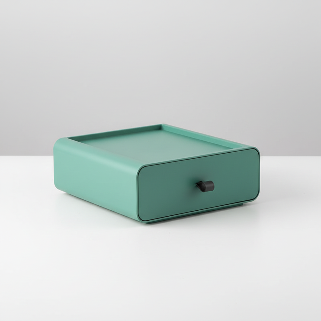 Stackable desktop storage organizer, efficient solution for bathroom or office