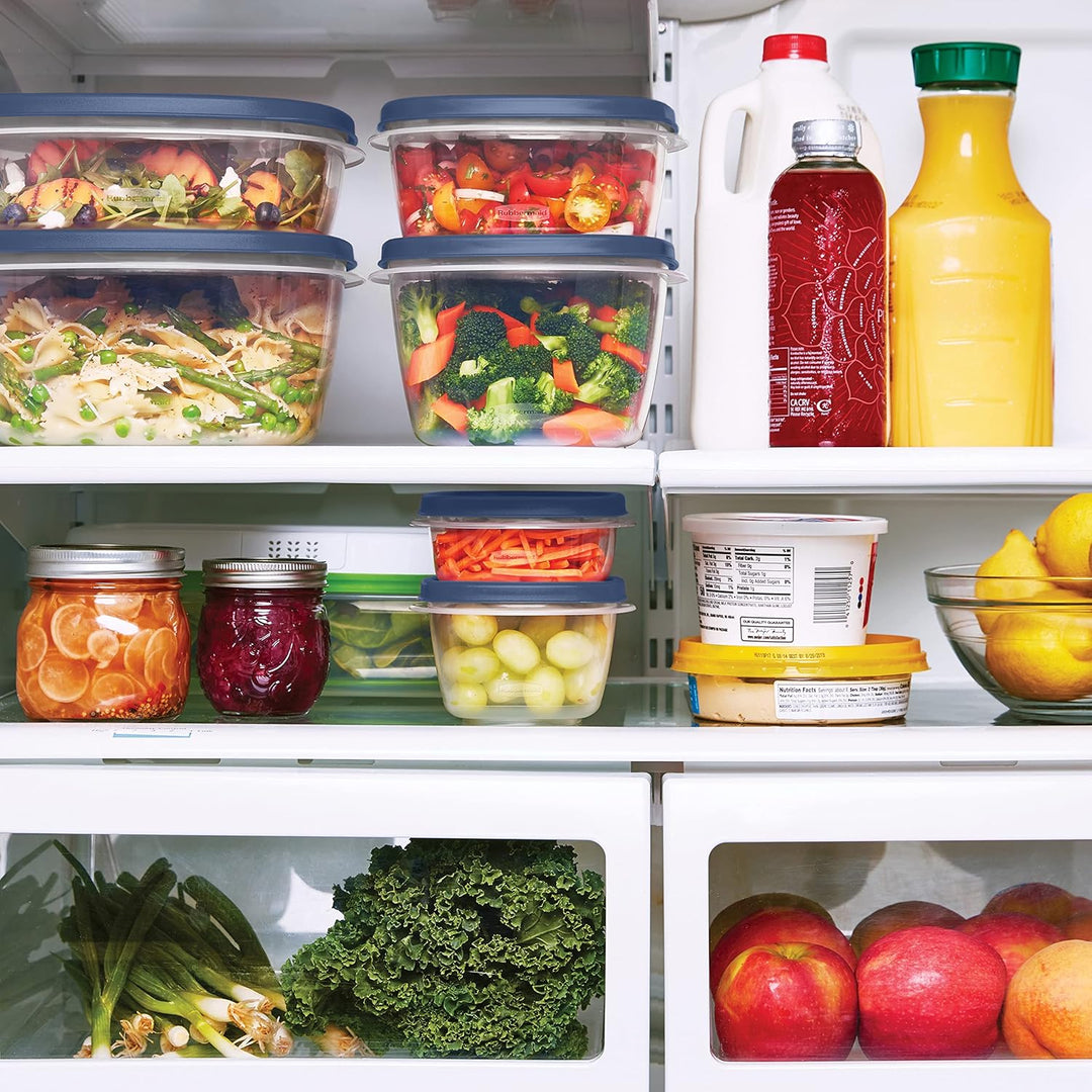Efficient food storage with SealStack leakproof, stackable containers for easy meal prep & lasting freshness.