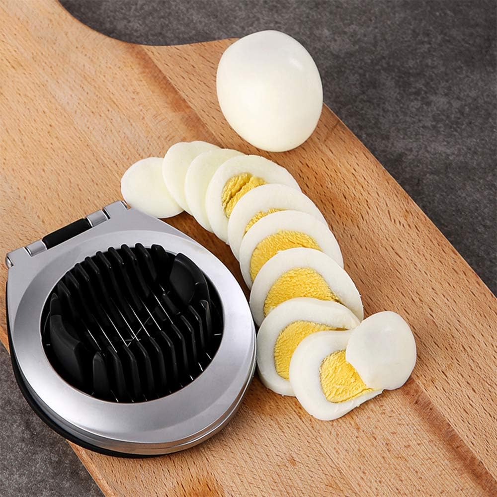 Durable stainless steel egg slicer, a versatile kitchen tool for easy food prep
