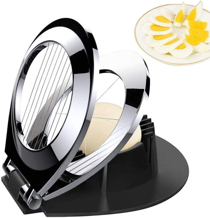Ergonomic design stainless steel egg slicer, making kitchen tasks simpler and faster
