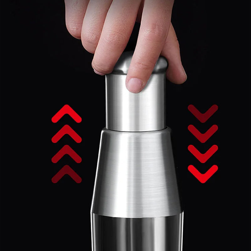 Time-saving stainless steel garlic press, a must-have kitchen gadget for healthy cooking.