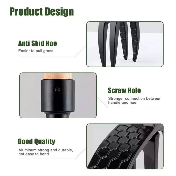 Premium stand up weed puller garden tool for comfortable and effective root removal in outdoor spaces.