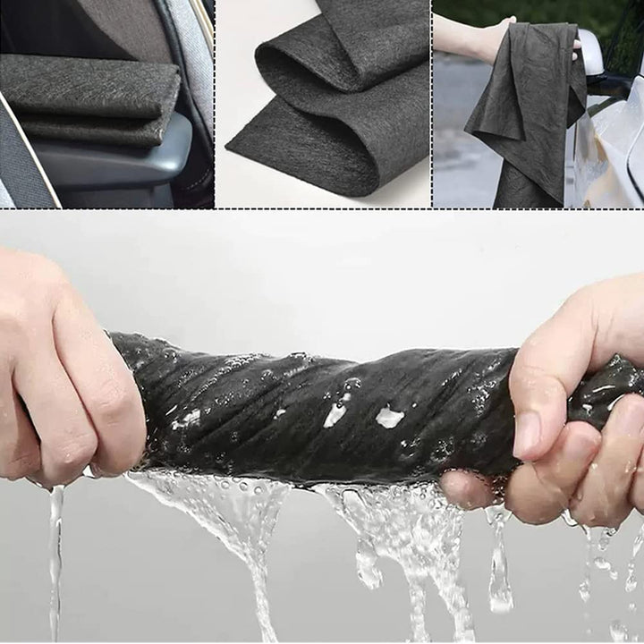 Absorbent streak-free microfiber cleaning cloth for household cleaning. Ideal for stainless steel & a streak-free shine.
