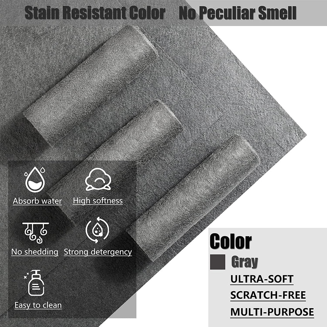 Eco-friendly reusable microfiber cleaning cloth for streak-free windows, glass & household surfaces. A home essential.