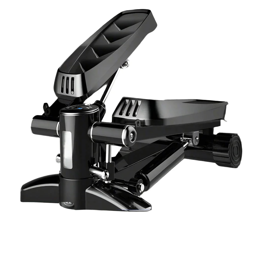 Sturdy Mini Indoor Treadmill Titanium, compact design for home workouts, shown from the front angle.