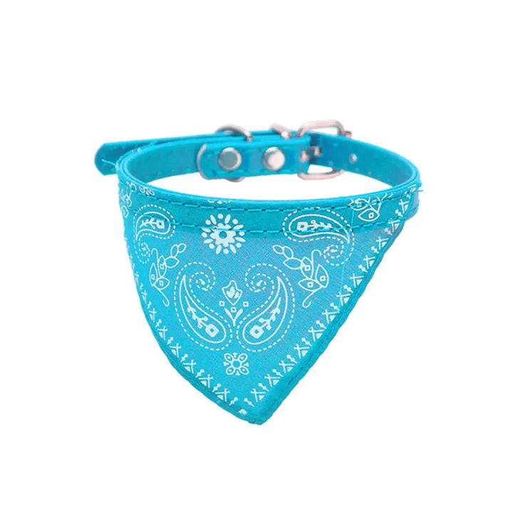 Cute cat fashion bandana collar, adding a stylish touch & flair to your pet's everyday look.