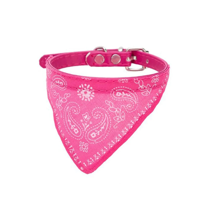 Premium pet fashion cat bandana collar, an adjustable neck scarf for stylish felines.