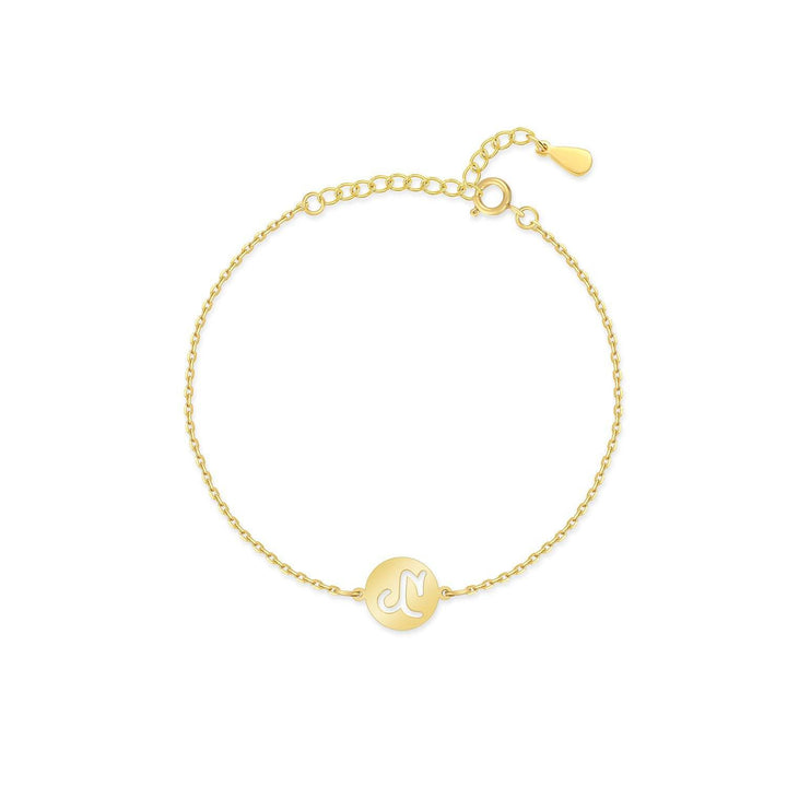 Lyra Zodiac bracelet, gold plated over sterling silver, ideal for daily wear and layering
