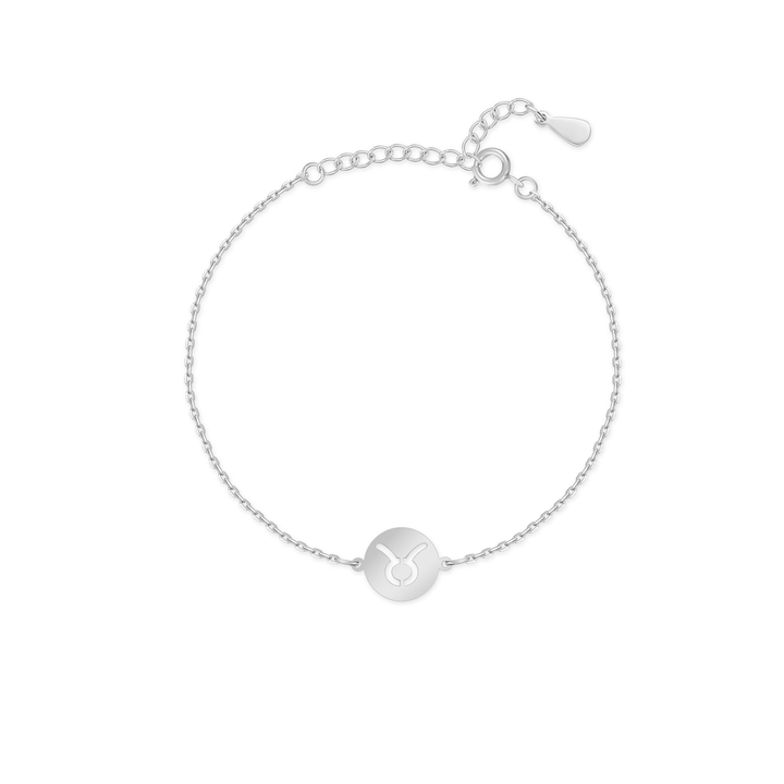 Lyra Zodiac bracelet in gold plated sterling silver, designed for the modern woman