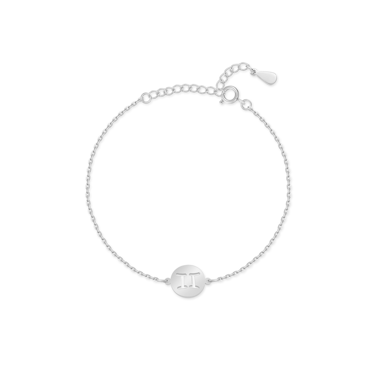 Stylish women's Lyra Zodiac bracelet, gold overlay on silver, a meaningful astrology statement