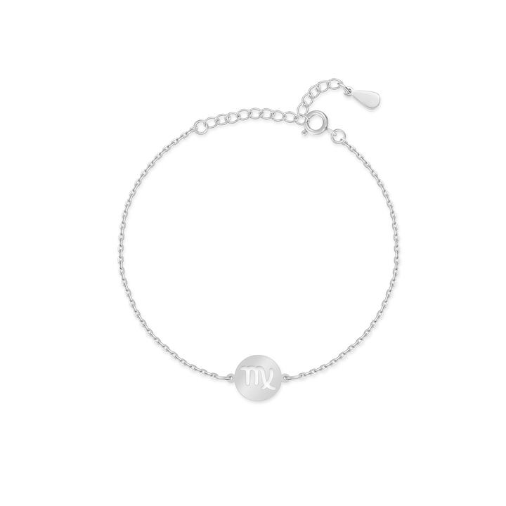 Lyra Zodiac charm bracelet for women, gold plated, a beautiful piece of sterling silver jewelry