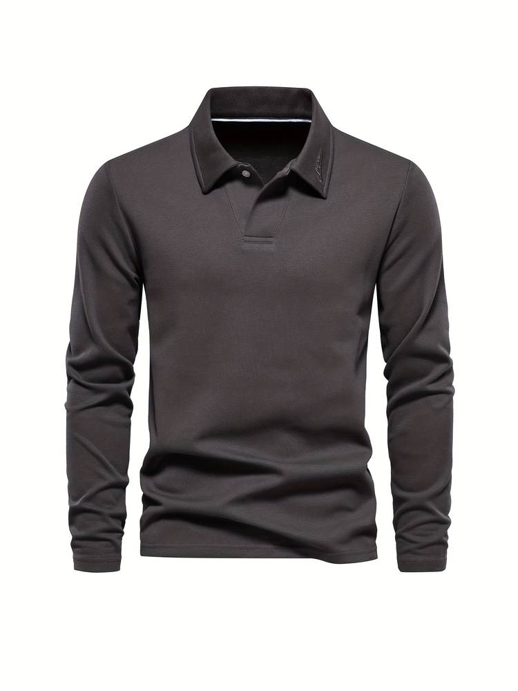 Stylish men's comfortable pullover, perfect for everyday wear. Long sleeve casual sweater for versatile menswear.