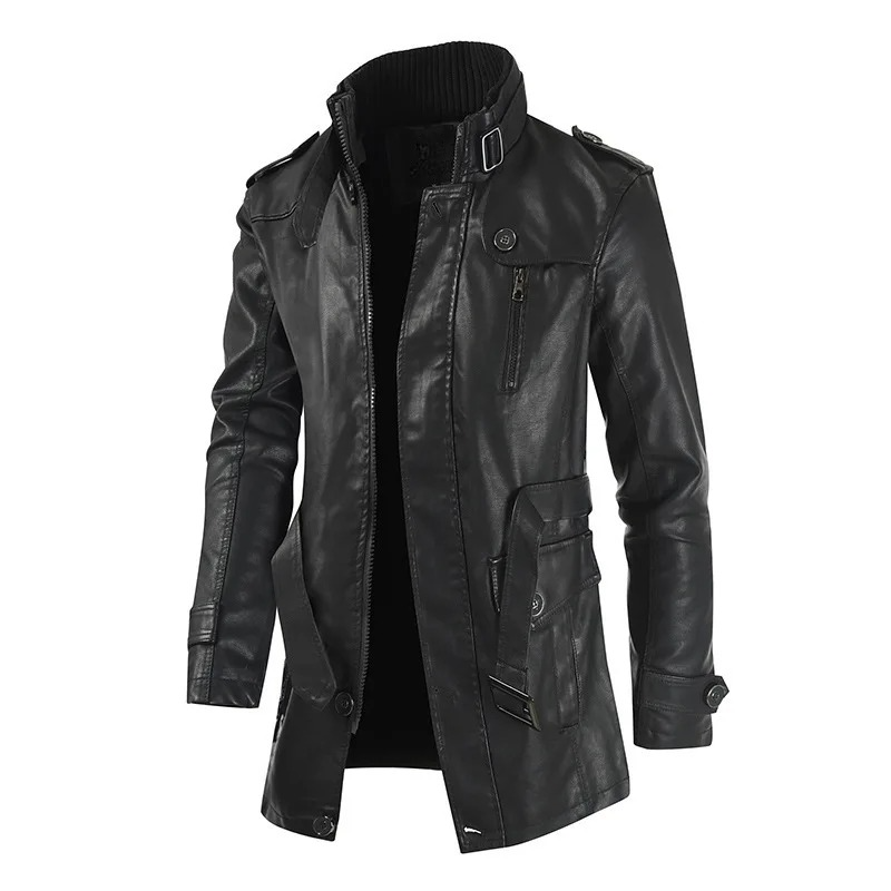 Versatile men's Dexter-style overcoat for casual fashion, providing modern comfort & a sleek zippered look.