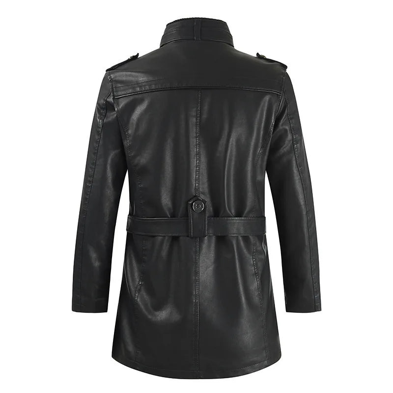 Men's Dexter-style jacket, a comfortable & stylish zippered outerwear piece with a distinctive stand collar.