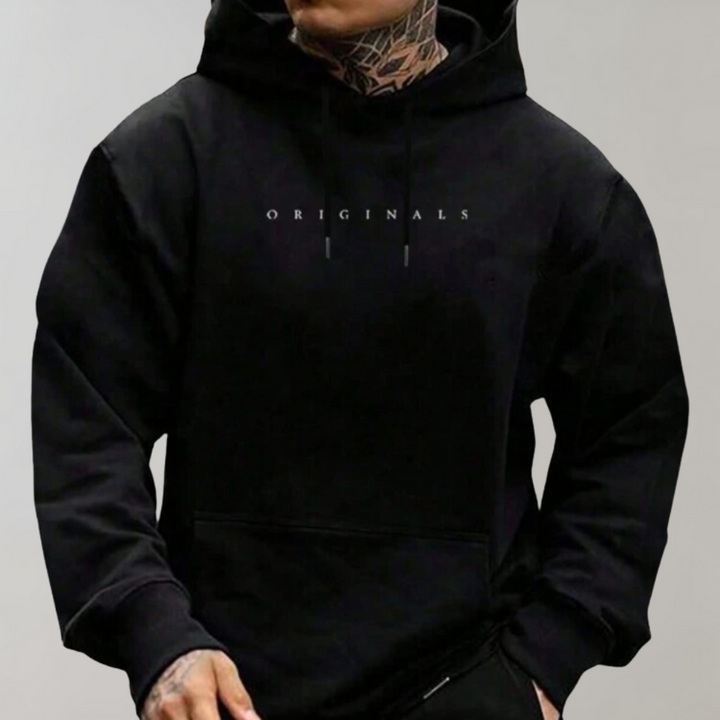 Elias men's hooded sweatshirt for versatile casual wear. Comfortable & stylish pullover, ideal for everyday fashion.