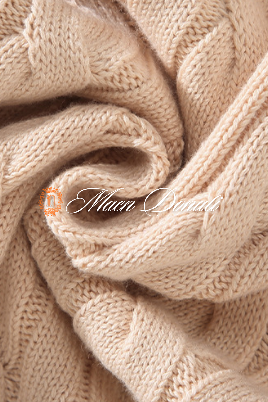 Premium men's long sleeve knitted roll neck sweater. A stylish & warm pullover for cold weather.