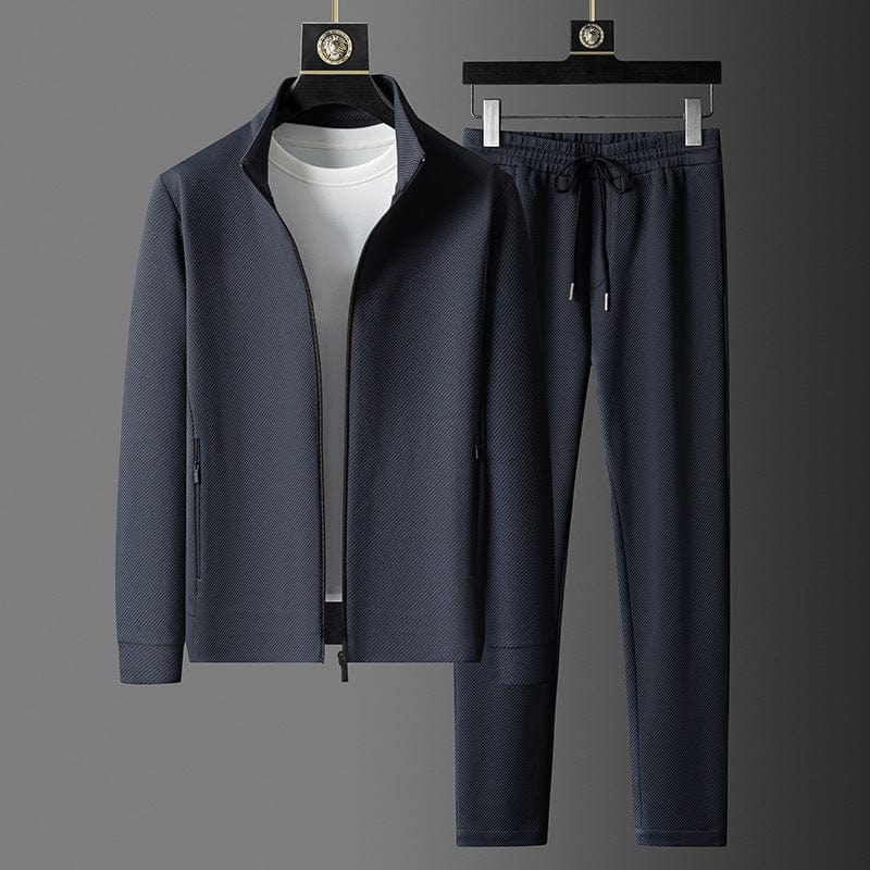 Men's versatile lounge suit set, Noah, a comfortable two-piece tracksuit perfect for sporty style & casual fashion.