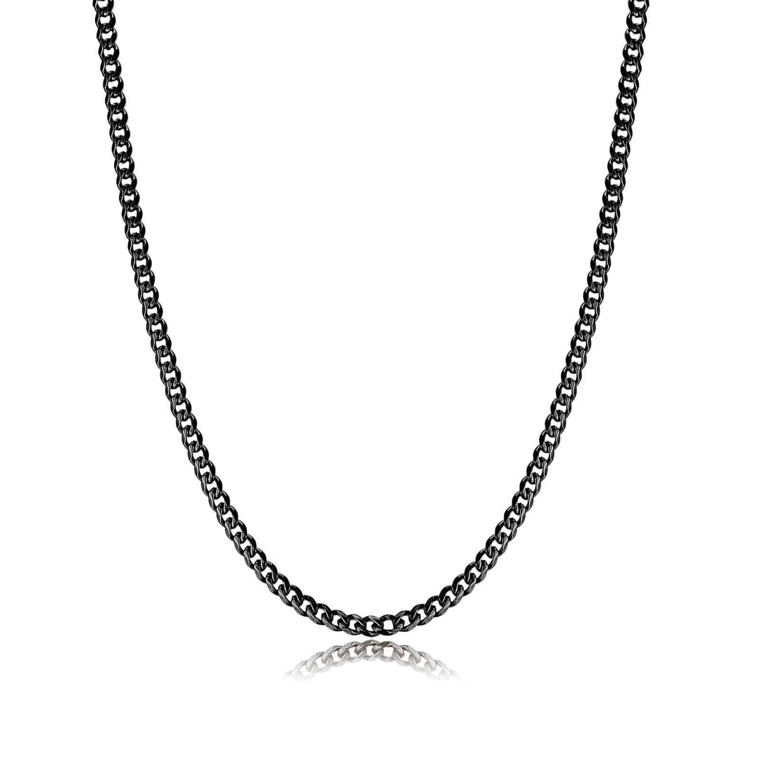 Versatile men's gold Cuban link chain. Stylish and durable men's jewelry for everyday fashion.