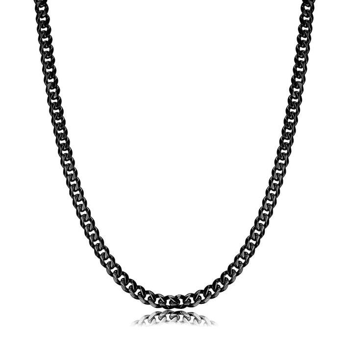High-quality men's Cuban link necklace. Durable, stylish men's chain, classic jewelry for any look.