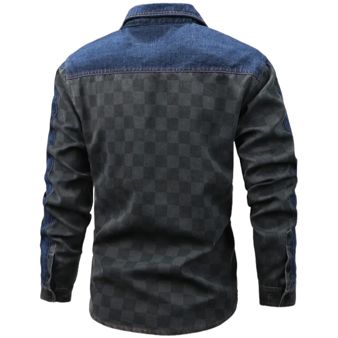 Men's Urban Explorer travel jacket. Comfortable, all-season outerwear for stylish urban exploration. Wind resistant.
