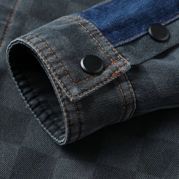 Modern Men's Urban Explorer fashion jacket. All-season outerwear, sleek design & comfortable for any urban style.