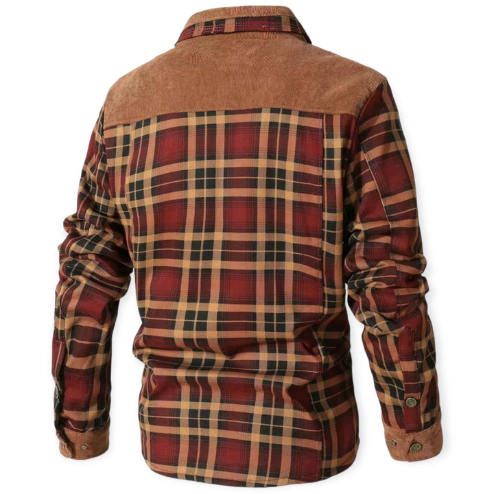 Sleek & warm men's insulated vest, perfect for cold weather layering & fall fashion.