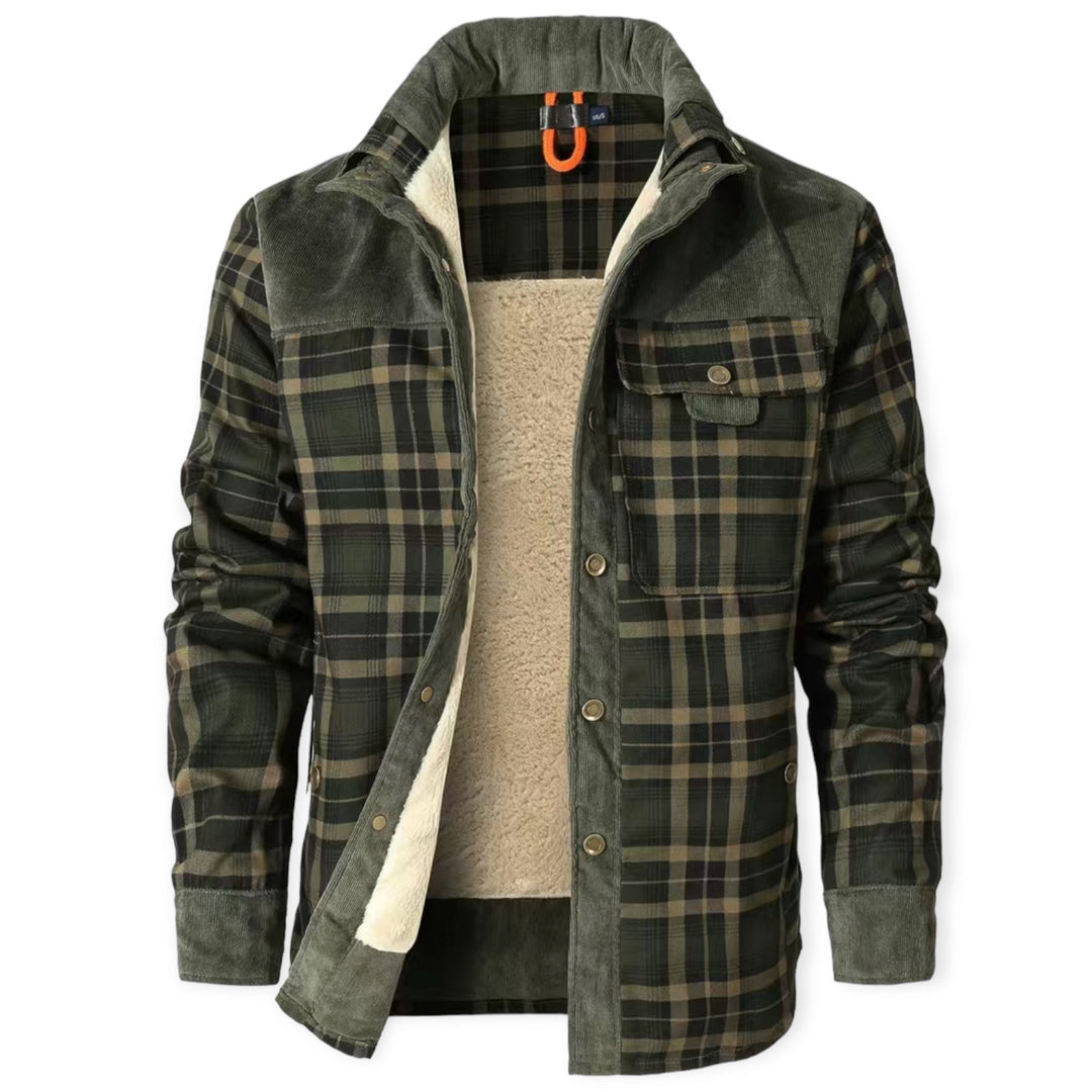 Practical & stylish men's insulated vest for ultimate warmth in winter & fall.