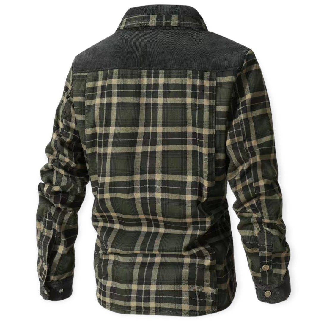 Durable men's insulated vest for outdoor activities, offering warmth & style in cold weather.