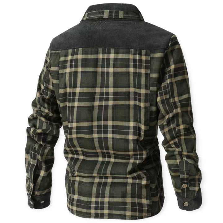 Durable men's insulated vest for outdoor activities, offering warmth & style in cold weather.