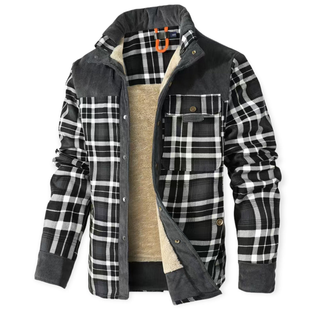 Casual men's insulated vest, perfect for winter fashion & cold weather outerwear.