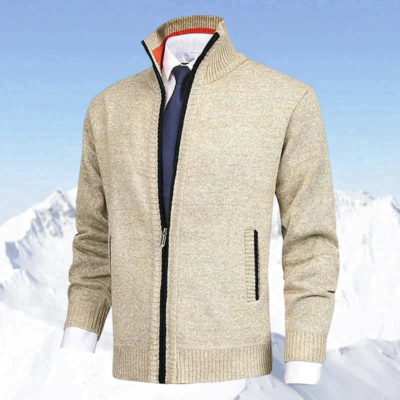 Casual zip-up vest for men, ideal stylish outerwear for seasonal layering in fall.