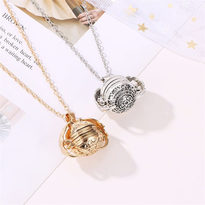 Elegant womens multi-layer locket, a timeless piece of memory jewelry.