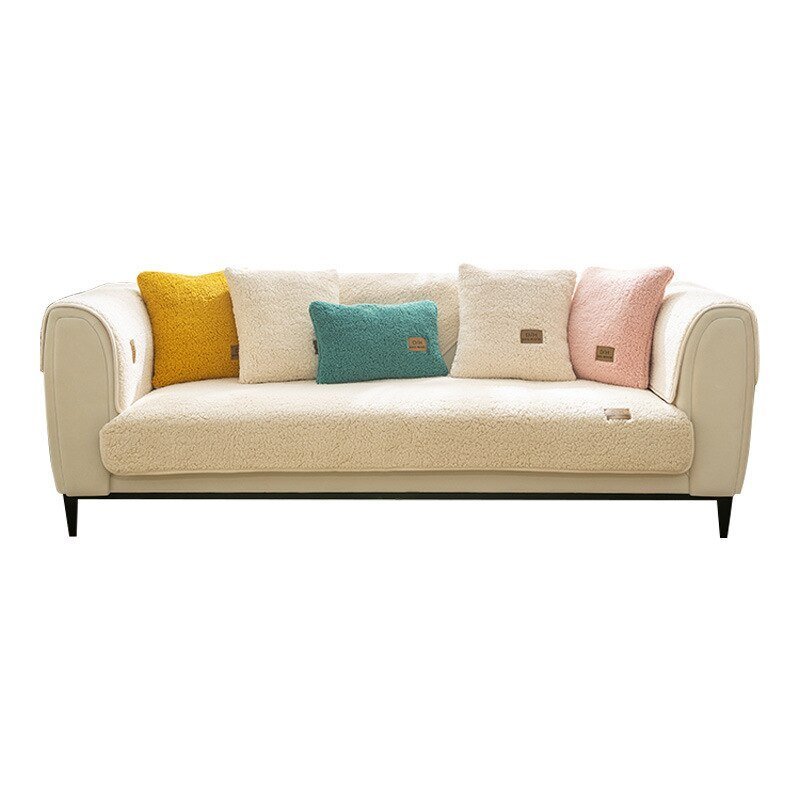 Stylish stretch sofa slipcover for a 3-seater couch. Universal fit, non-slip furniture cover for modern home decor.